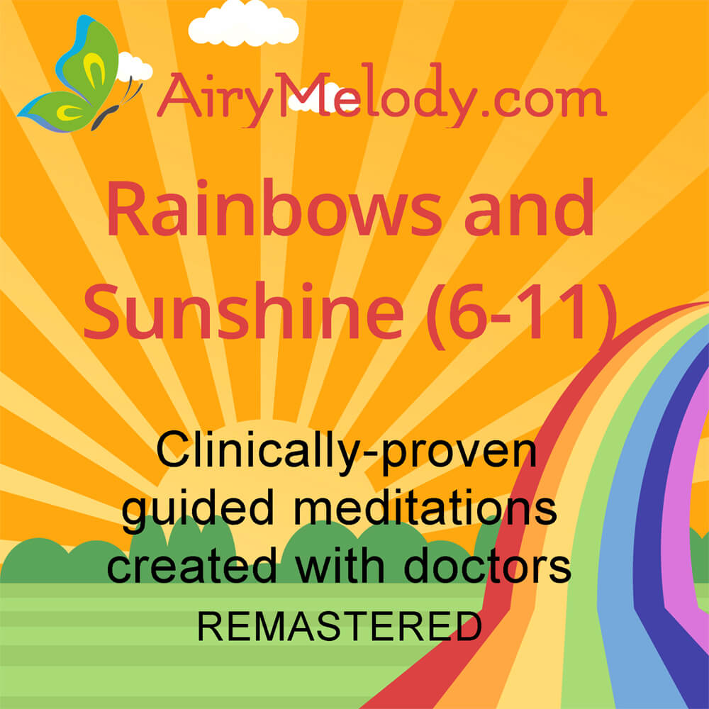 Rainbows and Sunshine guided meditations for kids