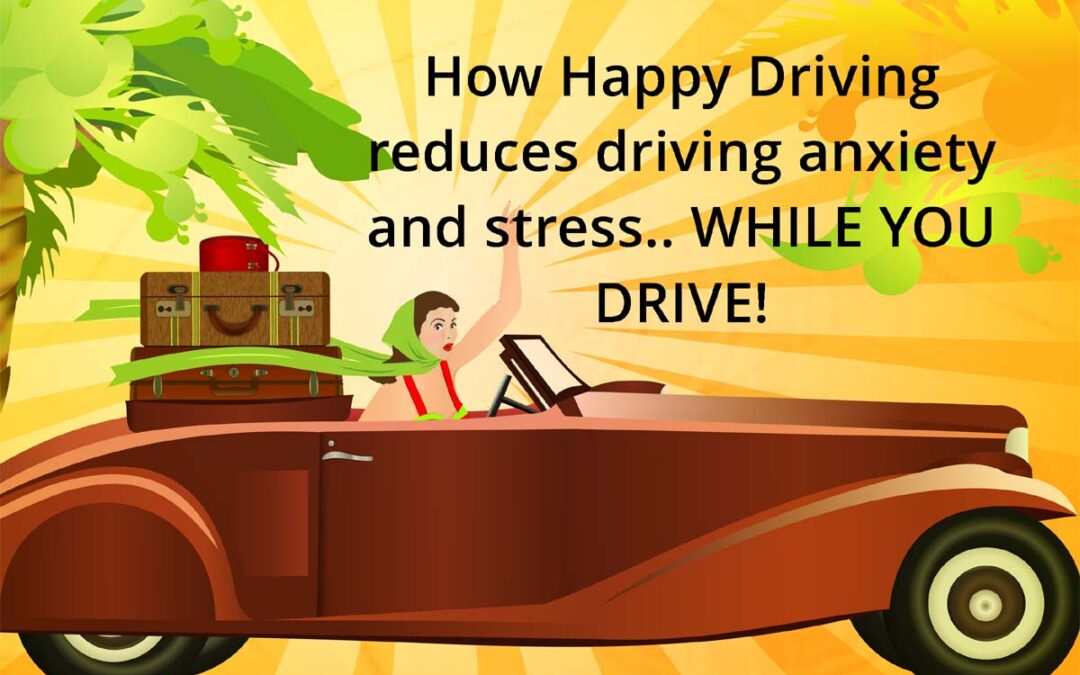 Ultimate driving tool reduces anxiety over driving,  driving stress AND pent-up job stress…  WHILE YOU DRIVE!